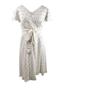 City Chic Women's Plus Size Sweet Doll Dress (M/18W Toffee Spot)